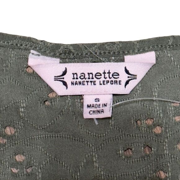 Nanette Lepore Prairie Sage Sleeveless Top SMALL NWT - Picture 12 of 14